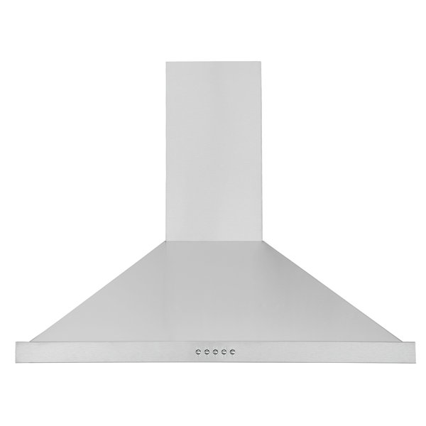 Ancona 30" Convertible WallMounted Pyramid Range Hood in Stainless